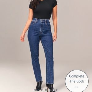 Abercrombie and Fitch 90s slim straight ultra high rise